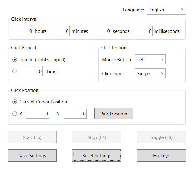 Launch GT Auto Clicker Software Launch GT Auto Clicker Software