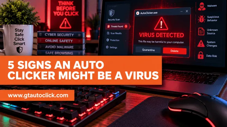 5 Signs an Auto Clicker Might Be a Virus