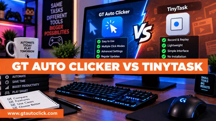 GT Auto Clicker Vs TinyTask